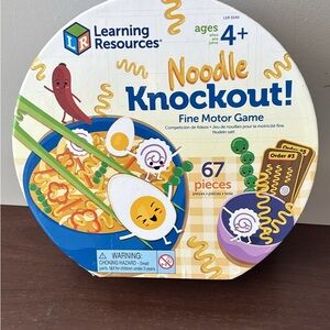 Learning Resources Noodle Knockout! Fine Motor Game - Multicolor